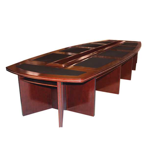 Conference table all creamy walnut